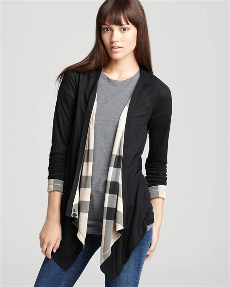 burberry reversible cardigan